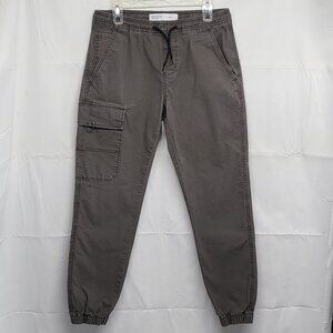 Signature Levi Strauss Mens Jogger Cargo Pants Mens Medium Pull On Drawstring